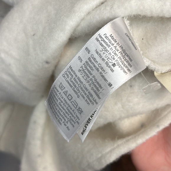 Madewell MWL Betterterry Relaxed Turtleneck Sweatshirt NWOT XXS - Picture 9 of 9